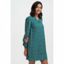 SUGARHILL BRIGHTON Vestidos Vestido Sugarhill Taylyn Navy, Heart Tile