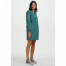 SUGARHILL BRIGHTON Vestidos Vestido Sugarhill Taylyn Navy, Heart Tile