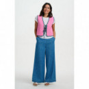 SUGARHILL BRIGHTON Chaleco Sugarhill Reversible Vander Navy, Heart Tile