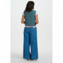 SUGARHILL BRIGHTON Chaleco Sugarhill Reversible Vander Navy, Heart Tile