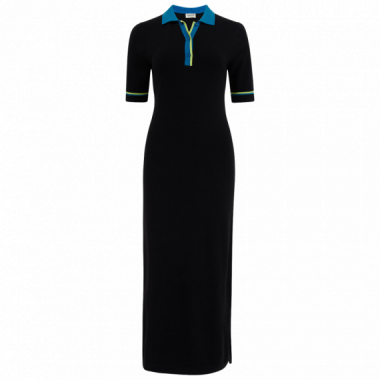 SUGARHILL BRIGHTON Vestidos Vestido Sugarhill Tanya Black, Contrast Tipping