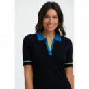 SUGARHILL BRIGHTON Vestidos Vestido Sugarhill Tanya Black, Contrast Tipping