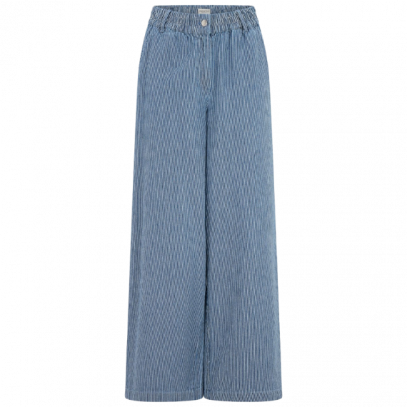SUGARHILL BRIGHTON Pantalones Mujer Pantalón Sugarhill Fifi Wide Blue Stripe Denim
