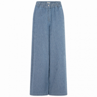 SUGARHILL BRIGHTON Pantalones Mujer Pantalón Sugarhill Fifi Wide Blue Stripe Denim