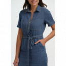 SUGARHILL BRIGHTON Vestidos Vestido Sugarhill Tasha Blue Stripe Denim