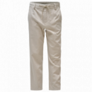Pantalones Pantalón Jogger SALSA JEANS Lino Beige