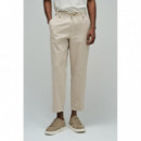 Pantalones Pantalón Jogger SALSA JEANS Lino Beige