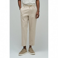 Pantalones Pantalón Jogger SALSA JEANS Lino Beige
