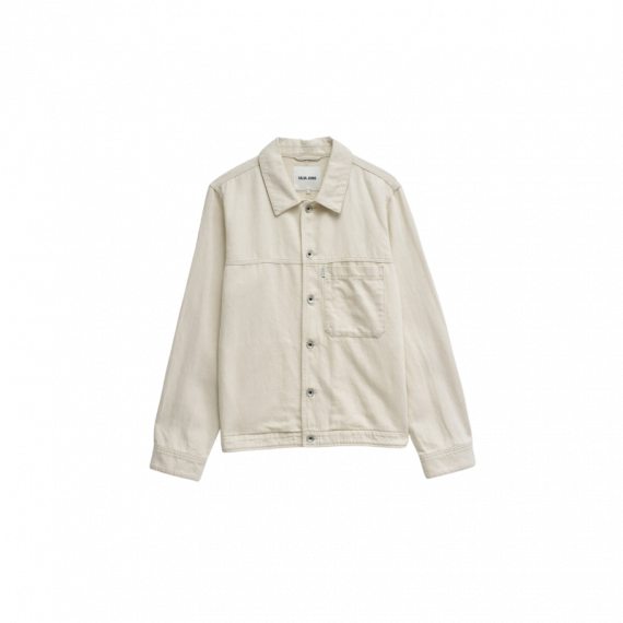 Chaquetas Hombre Sobrecamisa SALSA JEANS Lino Light Grey