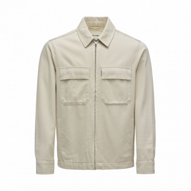 Chaquetas Hombre Sobrecamisa SALSA JEANS Denim Ligero Light Grey