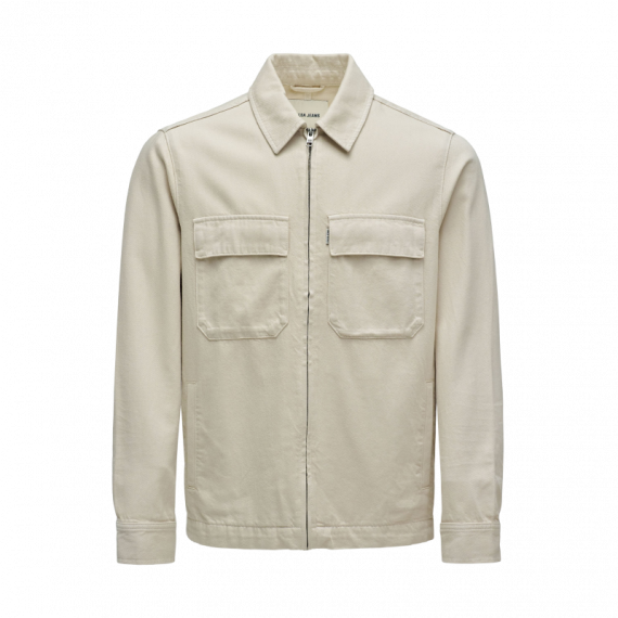 Chaquetas Hombre Sobrecamisa SALSA JEANS Denim Ligero Light Grey