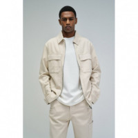 Chaquetas Hombre Sobrecamisa SALSA JEANS Denim Ligero Light Grey