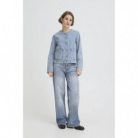 B-YOUNG Chaquetas y Abrigos Chaqueta B.young Kacila Light Blue Denim