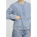 B-YOUNG Chaquetas y Abrigos Chaqueta B.young Kacila Light Blue Denim
