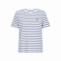B-YOUNG Camisetas Mujer Camiseta B.young Pandinna Cherise Blue Stripes