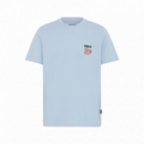 Camisetas Hombre Camiseta BLEND Kash Funny Faded Denim