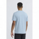 Camisetas Hombre Camiseta BLEND Kash Funny Faded Denim