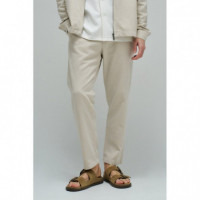 Pantalones Pantalón Jogger SALSA JEANS Lino Beige