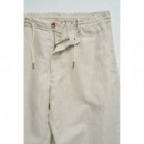 Pantalones Pantalón Jogger SALSA JEANS Lino Beige