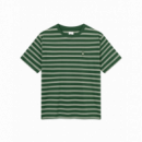 Camisetas Hombre Camiseta Double a By WOOD WOOD Easton Eden Stripe
