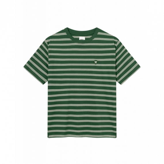 Camisetas Hombre Camiseta Double a By WOOD WOOD Easton Eden Stripe