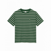 Camisetas Hombre Camiseta Double a By WOOD WOOD Easton Eden Stripe