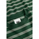 Camisetas Hombre Camiseta Double a By WOOD WOOD Easton Eden Stripe