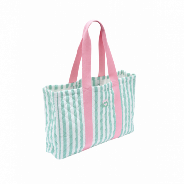 Sugarhill Brighton Bolsos Bolso SUGARHILL Haven Off White/Green, Stripe