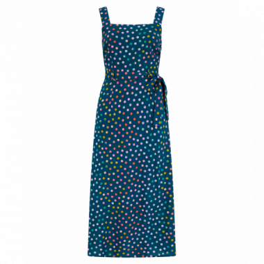 SUGARHILL BRIGHTON Vestidos Vestido Sugarhill Elva Petrol Navy, Rainbow Marbles