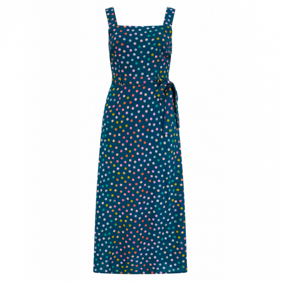 SUGARHILL BRIGHTON Vestidos Vestido Sugarhill Elva Petrol Navy, Rainbow Marbles