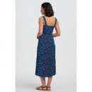 SUGARHILL BRIGHTON Vestidos Vestido Sugarhill Elva Petrol Navy, Rainbow Marbles