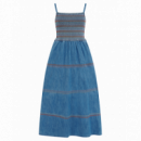 SUGARHILL BRIGHTON Vestidos Vestido Sugarhill Murren Washed Blue Denim