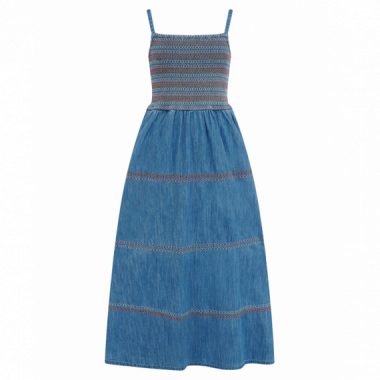 SUGARHILL BRIGHTON Vestidos Vestido Sugarhill Murren Washed Blue Denim