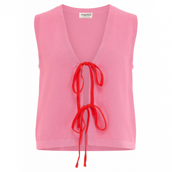 SUGARHILL BRIGHTON Chaleco Sugarhill Zina Pink, Red Tipping