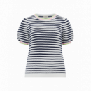 SUGARHILL BRIGHTON Jerséis y Sudaderas Top Sugarhill Coraline Off White/navy, Nautical Stripe