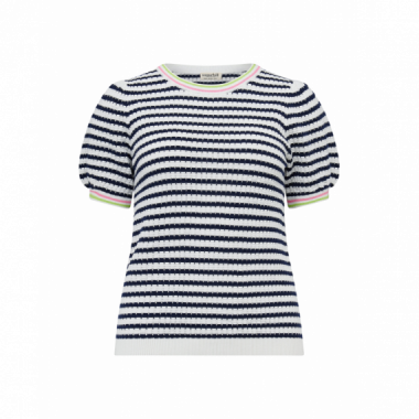 SUGARHILL BRIGHTON Jers&eacute;is y Sudaderas Top Sugarhill Coraline Off White/navy, Nautical Stripe