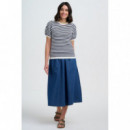 SUGARHILL BRIGHTON Jerséis y Sudaderas Top Sugarhill Coraline Off White/navy, Nautical Stripe