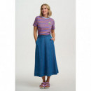 SUGARHILL BRIGHTON Camisetas Mujer Camiseta Sugarhill Maggie Mauve/orange, Daisy Badge