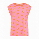 SUGARHILL BRIGHTON Camisetas Mujer Camiseta Sugarhill Chrissy Pink, Oranges