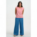 SUGARHILL BRIGHTON Camisetas Mujer Camiseta Sugarhill Chrissy Pink, Oranges