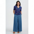 SUGARHILL BRIGHTON Blusas y Camisas Camisa Sugarhill Odele Bright Navy, Jazz Waves