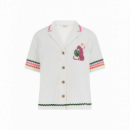 SUGARHILL BRIGHTON Blusas y Camisas Camisa Sugarhill Michelle Off White, Pink Leopard