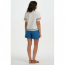 SUGARHILL BRIGHTON Blusas y Camisas Camisa Sugarhill Michelle Off White, Pink Leopard