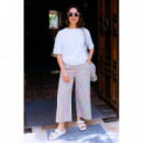SUGARHILL BRIGHTON Pantalones Mujer Pantalón Sugarhill Charlene Multi, Colourful Canvas Stripe
