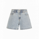 Bermudas Shorts ICHI Aveny Light Blue Bleached