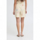 Bermudas Shorts ICHI Ginni Cross Stitch Flowers