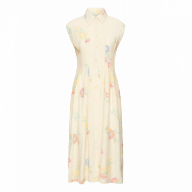 Vestidos Vestido ICHI Ginni Cross Stitch Flowers