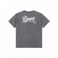 Camisetas Hombre Camiseta DEUS EX MACHINA Damaged Dyed Black