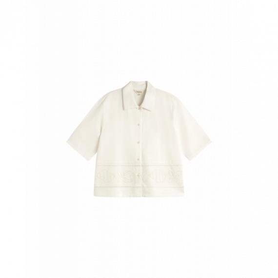Blusas y Camisas Blusa THINKING MU Ane White Vainica