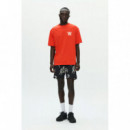 Camisetas Hombre Camiseta Double a By WOOD WOOD Liam Aachest Poinciana